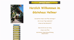 Desktop Screenshot of gaestehaus-hellmer.de